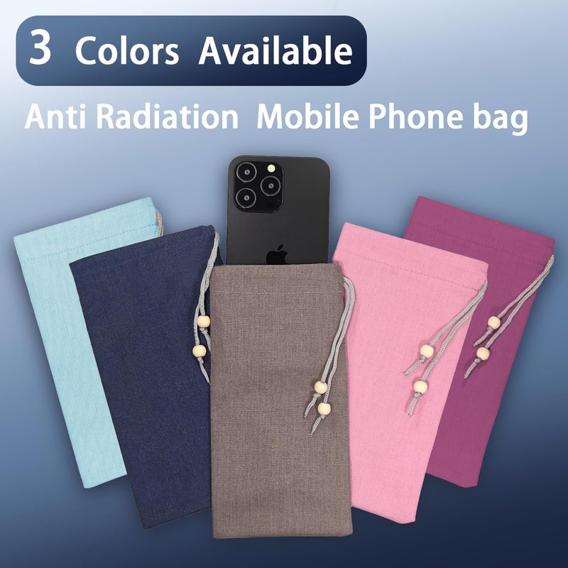 HAQuake EMF Cell Phone Sleeve fo Phone Pouch, High-Shield EMF Blocking Pouch, 100% Silver Fibers forDigital Security, Signal Blocking, Anti-EMP Radiation Bag for Privacy Protection. (Gray) - Image 5